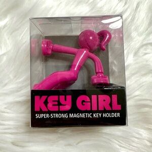 Pink Key Girl Magnetic Key Holder New